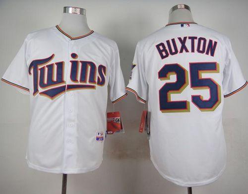 Byron Buxton Minnesota Twins white jersey