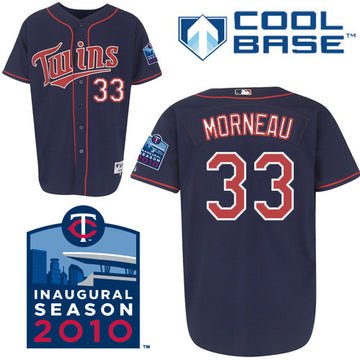 Justin Morneau Minnesota Twins navy jersey