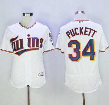 Kirby Puckett Minnesota Twins white Authentic jersey