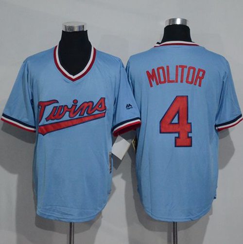 Paul Molitor Minnesota Twins blue Throwback jersey
