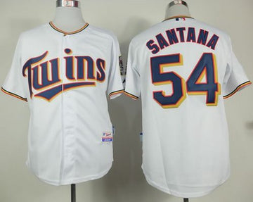 Ervin Santana Minnesota Twins white Home jersey