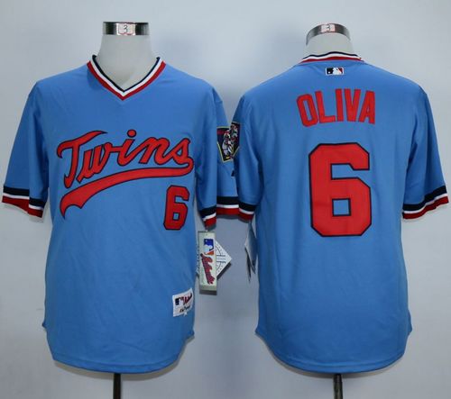 Tony Oliva Minnesota Twins blue jersey