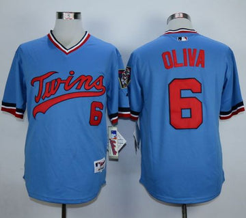 Tony Oliva Minnesota Twins blue jersey