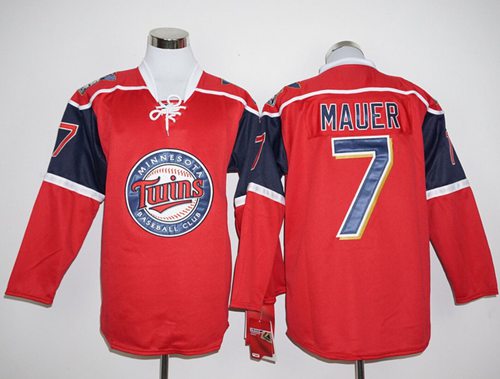Joe Mauer Minnesota Twins red jersey