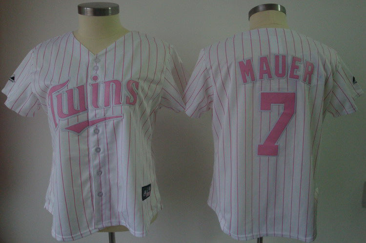 Joe Mauer Minnesota Twins white Fashion jersey
