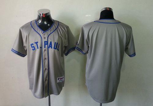 Custom Minnesota Twins grey jersey
