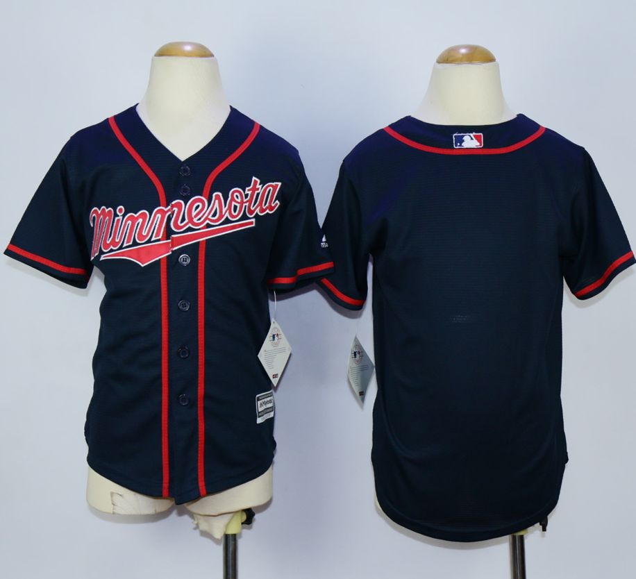 Custom Minnesota Twins navy jersey