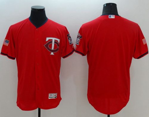 Custom Minnesota Twins red Fashion jersey