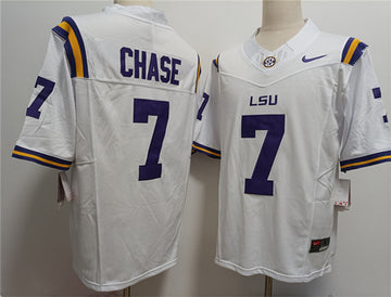 Ja'Marr Chase F.U.S.E LSU Tigers white jersey