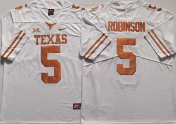 Custom Texas Longhorns white jersey