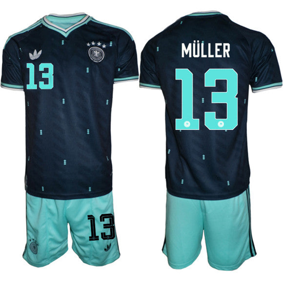 Thomas Müller Germany National Team navy Away jersey