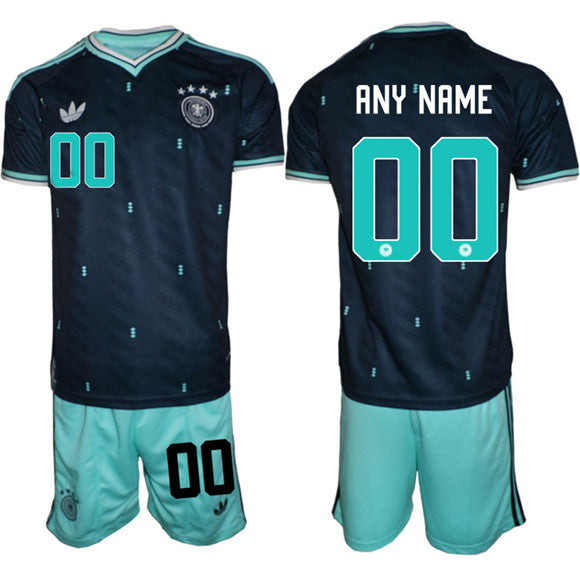 Custom Germany National Team navy Away jersey