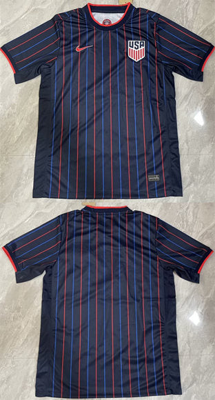 Custom USMNT navy Away jersey