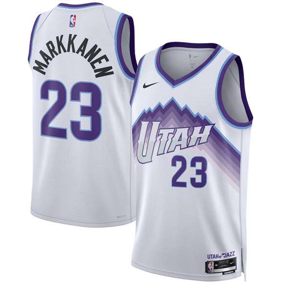 Lauri Markkanen Utah Jazz white jersey