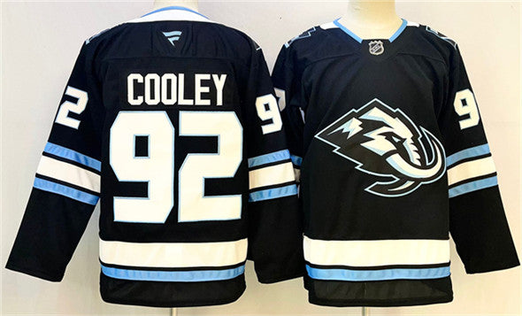 Logan Cooley Utah Mammoth navy jersey