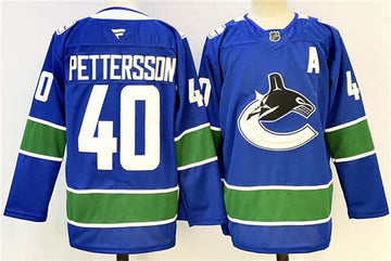 Elias Pettersson Vancouver Canucks royal Home jersey