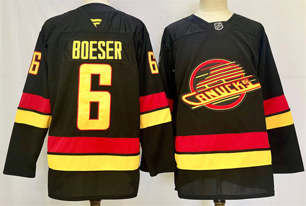 Brock Boeser Vancouver Canucks black Alternate jersey
