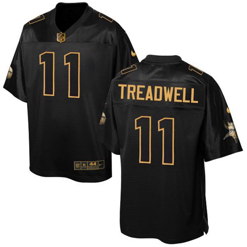 Laquon Treadwell Minnesota Vikings black Gold Collection jersey