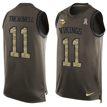 Laquon Treadwell Minnesota Vikings green Salute To Service jersey