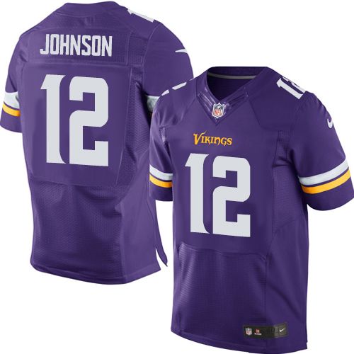 Charles Johnson Minnesota Vikings purple Elite jersey