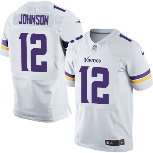 Charles Johnson Minnesota Vikings white Elite jersey