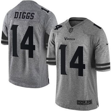 Stefon Diggs Minnesota Vikings gray jersey
