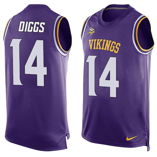 Stefon Diggs Minnesota Vikings purple jersey