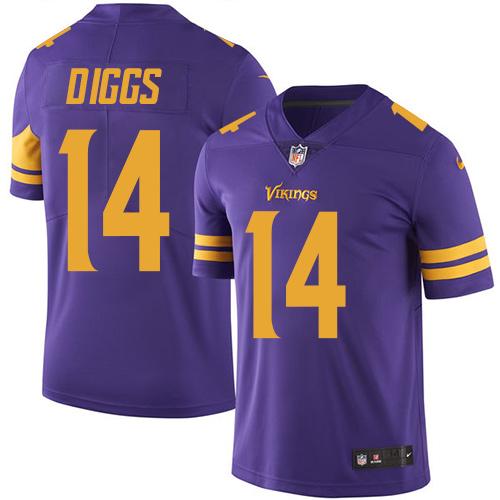 Stefon Diggs Minnesota Vikings purple jersey