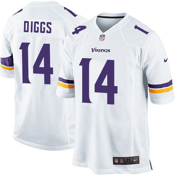 Stefon Diggs Minnesota Vikings white Elite jersey