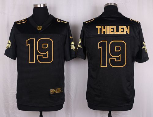 Adam Thielen Minnesota Vikings black Gold Collection jersey