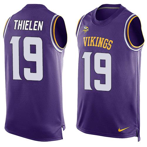 Adam Thielen Minnesota Vikings purple jersey