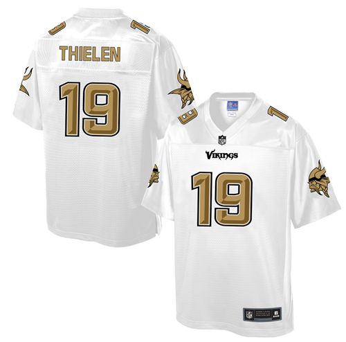 Adam Thielen Minnesota Vikings white Pro Line jersey