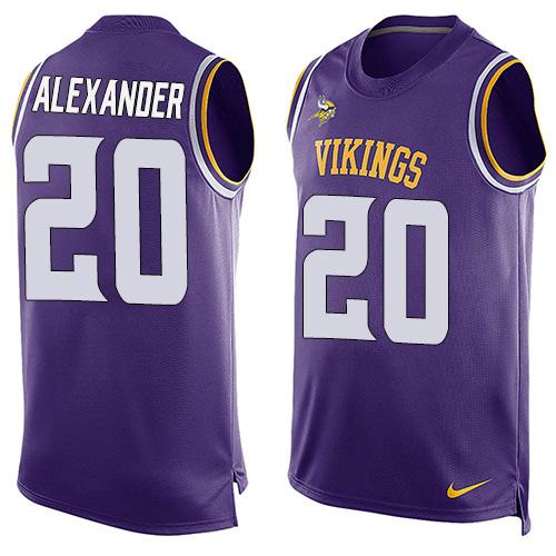 Mackensie Alexander Minnesota Vikings purple jersey