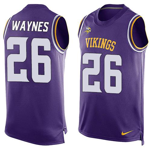 Trae Waynes Minnesota Vikings purple jersey