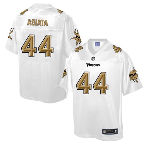 Matt Asiata Minnesota Vikings white Pro Line jersey