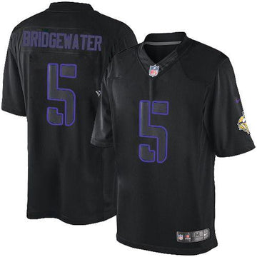Teddy Bridgewater Minnesota Vikings black jersey