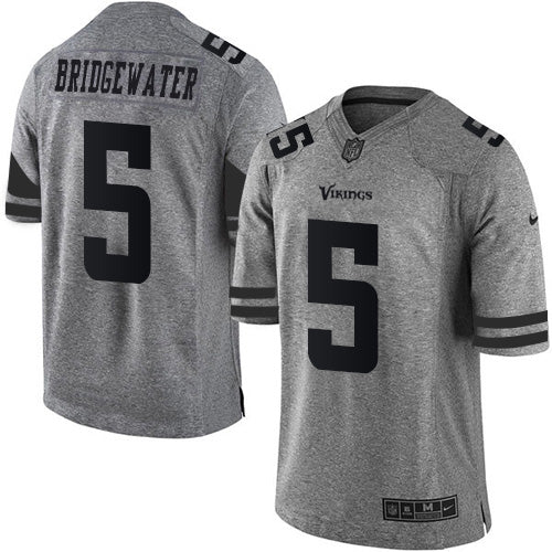 Teddy Bridgewater Minnesota Vikings gray jersey