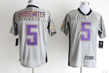 Teddy Bridgewater Minnesota Vikings grey Elite jersey