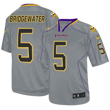 Teddy Bridgewater Minnesota Vikings grey Elite jersey