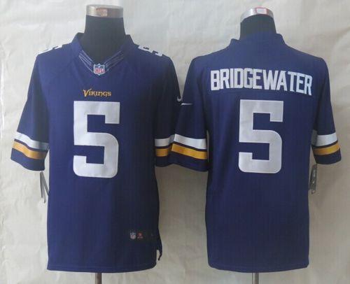 Teddy Bridgewater Minnesota Vikings purple jersey