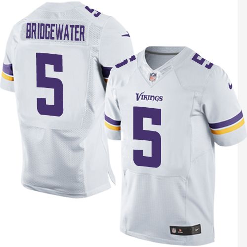 Teddy Bridgewater Minnesota Vikings white Elite jersey