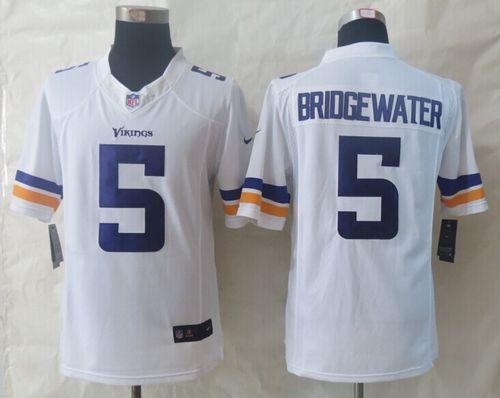 Teddy Bridgewater Minnesota Vikings white jersey