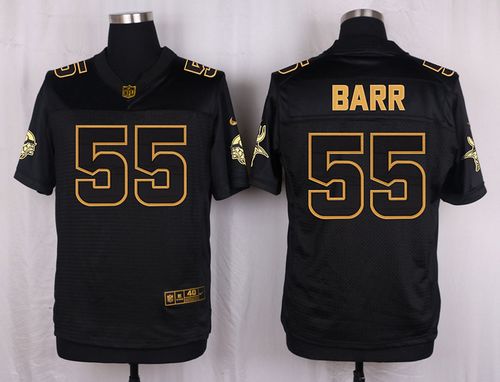Anthony Barr Minnesota Vikings black Gold Collection jersey