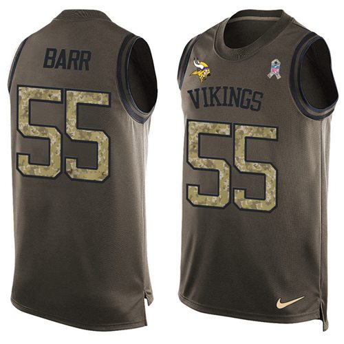 Anthony Barr Minnesota Vikings green Salute To Service jersey