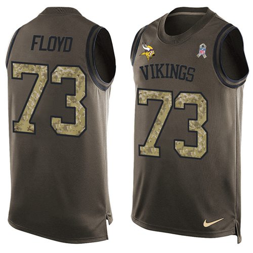 Sharrif Floyd Minnesota Vikings green Salute To Service jersey