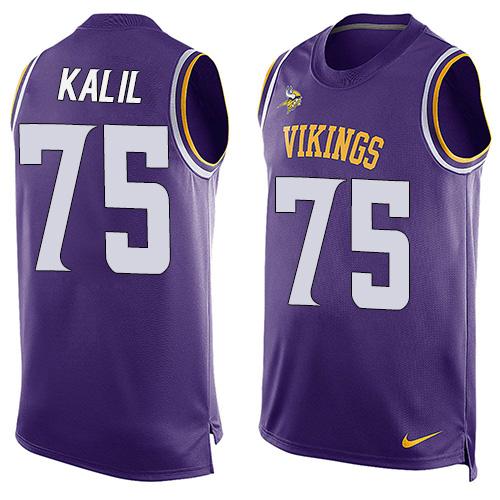 Matt Kalil Minnesota Vikings purple jersey