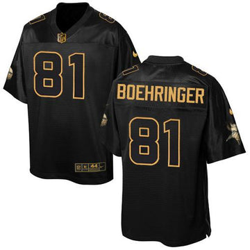 Moritz Boehringer Minnesota Vikings black Gold Collection jersey