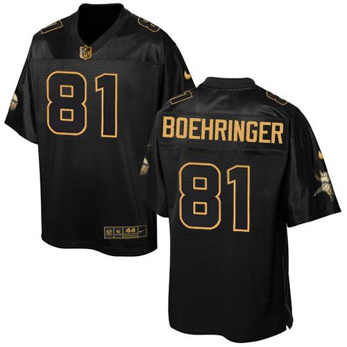 Moritz Boehringer Minnesota Vikings black Gold Collection jersey
