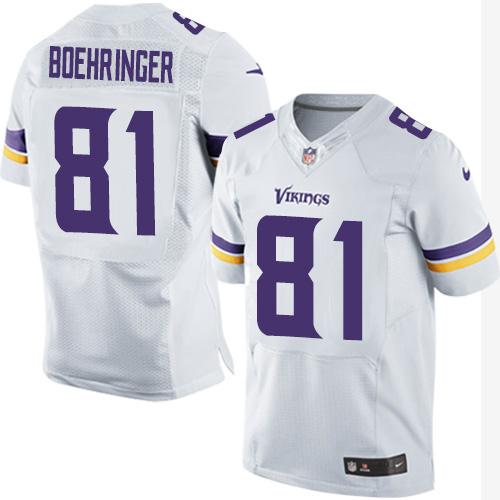 Moritz Boehringer Minnesota Vikings white Elite jersey