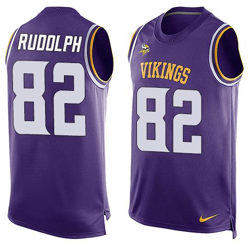 Kyle Rudolph Minnesota Vikings purple jersey